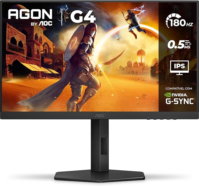 Monitor AOC 27G4 27" IPS com ajuste de altura