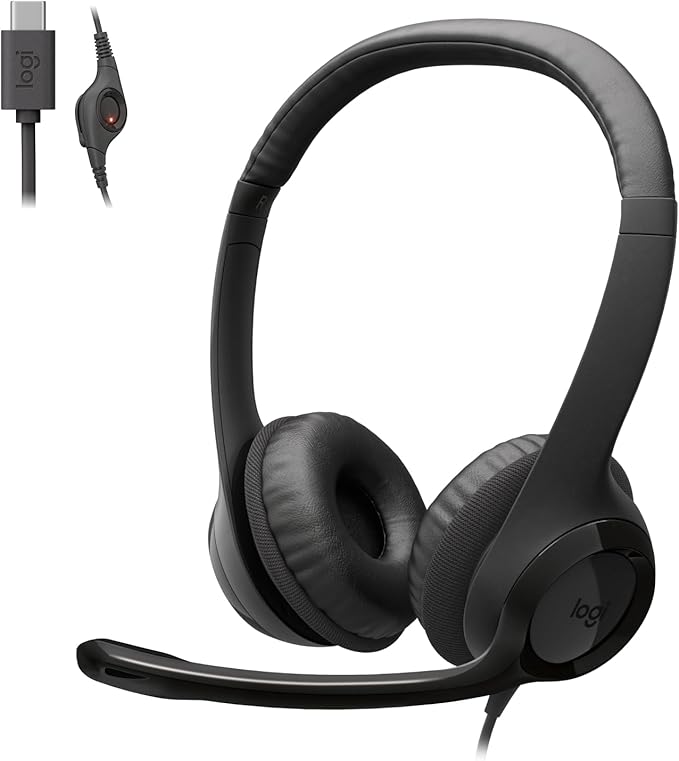 Headset Logitech H390 USB-C