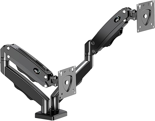 Suporte ELG F160N para 2 Monitores (pistão a gás, organizador de cabos)