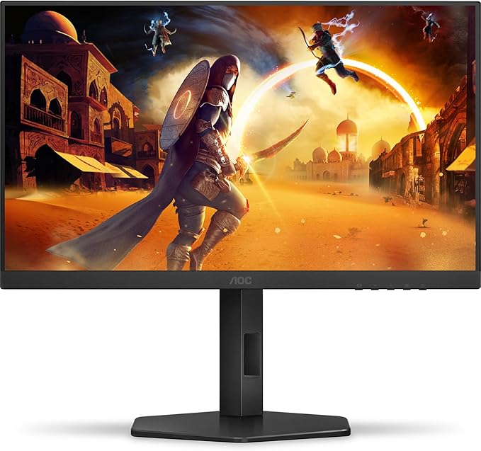Monitor AOC 24G4 23,8" IPS Full HD com ajuste de altura