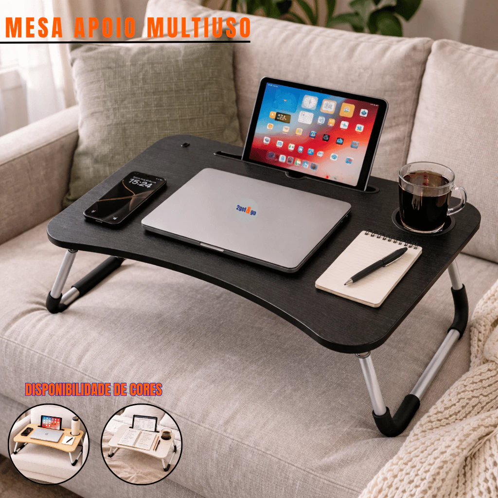 Melhores Mesas Portáteis para Notebook (cama e sofá): qual escolher?